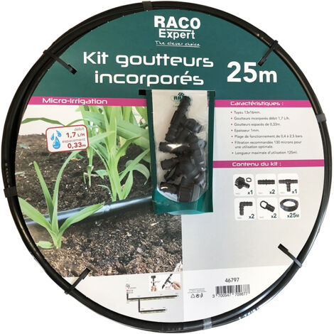 Kit cplet goutteurs incorporés ø16x25ml