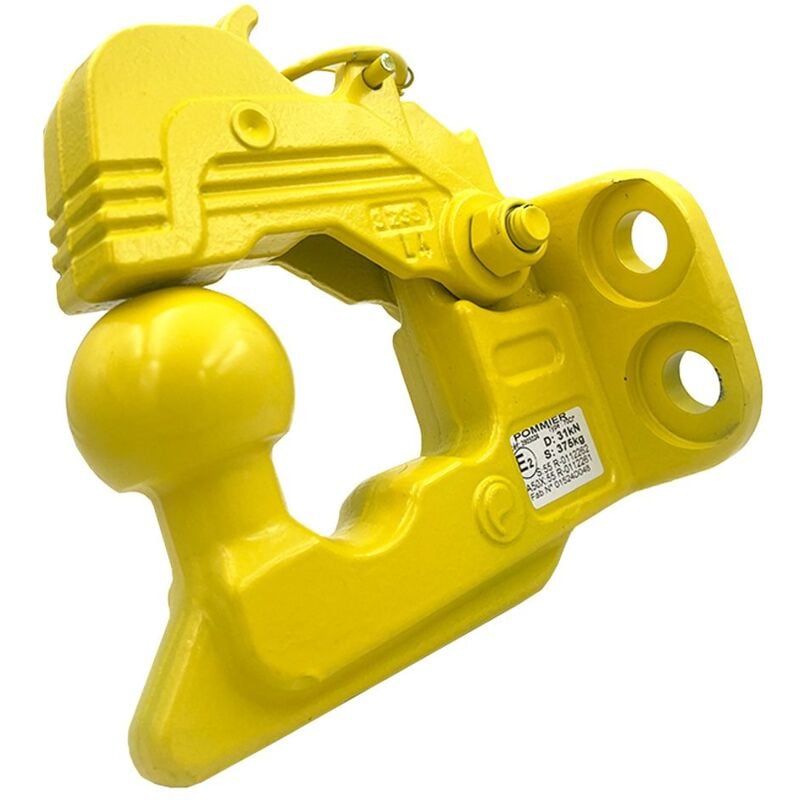 Durer Germany - Kit Crochet à boule d'attelage pommier 70C/4 4 trous avec vis de fixation