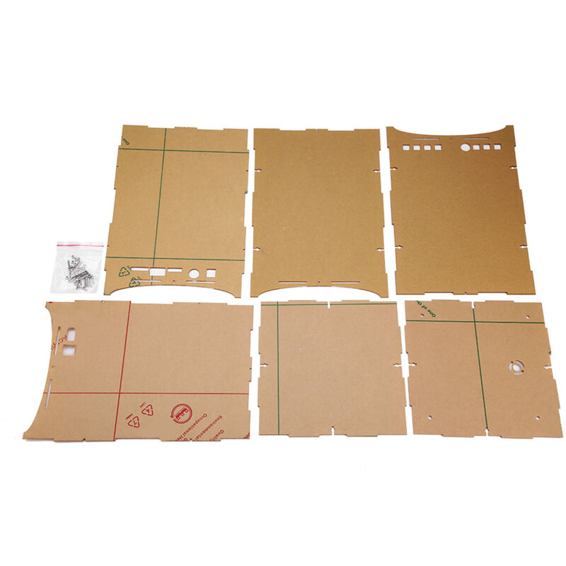 Kit cube lumineux musical 3D 8S, 8x8x8, spectre musical LED, kits électroniques DIY, lot de boîtes transparentes