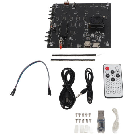 Kit cube lumineux musical 3D 8S 8x8x8 Spectre musical LED Kits électroniques DIY Lot Lampe sur pied à souder