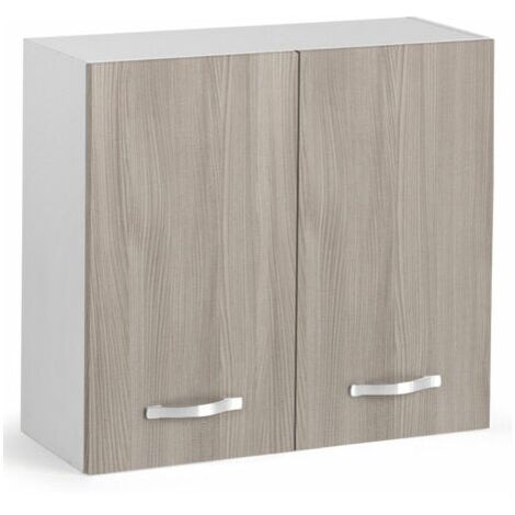Kit cucina pensile 2 ante 80x30x72h finitura larice grigio - Salone