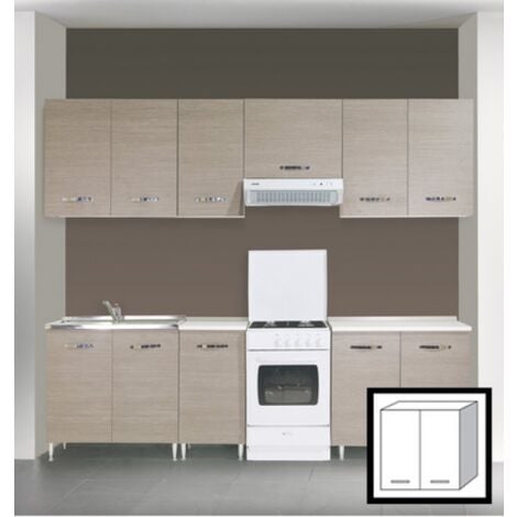 KIT CUCINA PENSILE 2 ANTE CM. 80X30X72H OLMO