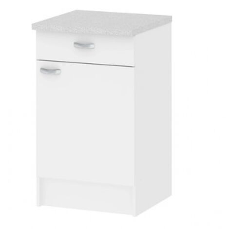 main image of "KIT CUCINA TVILUM MOBILE 1 ANTA E 1 CASSETTO 50X50X85H COLORE QUERCIA O BIANCO"