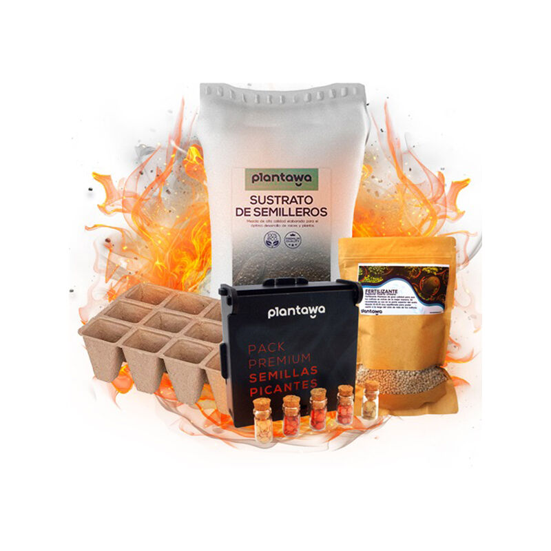 

Plantawa Kit Cultivo Pimientos Picantes Premium Hortalizas para Plantar Jardín