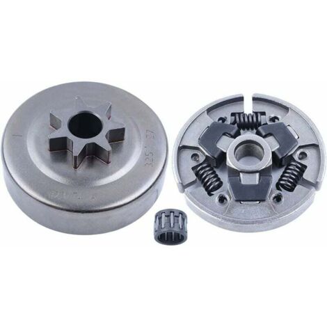 Kit cuscinetto a gabbia per catena, tamburo frizione, pignone, catena, 325 7 denti per Stihl MS250 MS230 MS210 025 023 021, parti per motosega