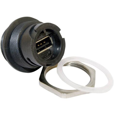 Kit custodia da pannello USB 2.0 Presa 17-200001 Collegamento a baionetta senza cappuccio di protezione 17-200001 Conec