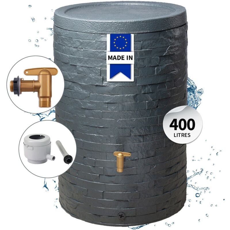 Cuve arondo - Gris graphique - 400 litres - Graf