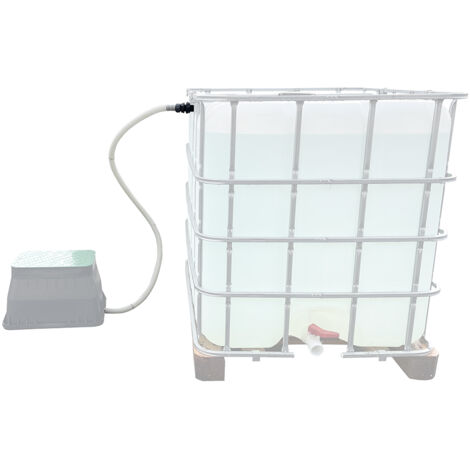 Kit cuve trop plein 2m – Raccord fileté pour plomberie – Forme droite – Configuration standard pour récupération d'eau – Racoexpert