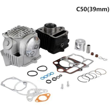 Kit Cylindre Complet 50cc pour Mini Moto Honda - Compatible Z50J, H50, XR50, CRF50 - Cylindre, Piston et Culasse