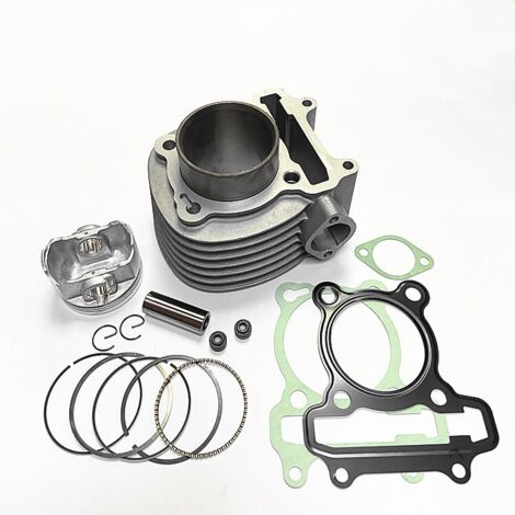 Kit Cylindre Complet pour Scooter SYM - Compatible XS125T-17 GR125 "Gaoshou 125" - Cylindre Moteur 125cc