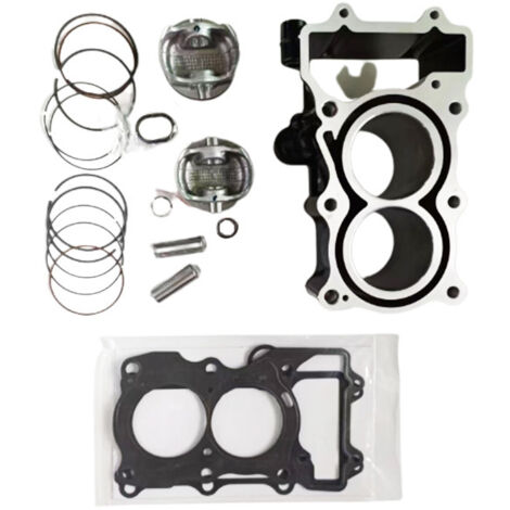 Kit Cylindre et Joints pour Moto Kawasaki Ninja 400 / Z400 - Ensemble de Réparation Haut-Moteur Complet