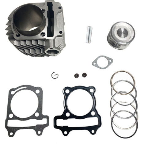 Kit Cylindre et Piston 62.5mm pour Moteur GY6 200cc - Compatible ATV 200cc - Ensemble de Réparation Universel