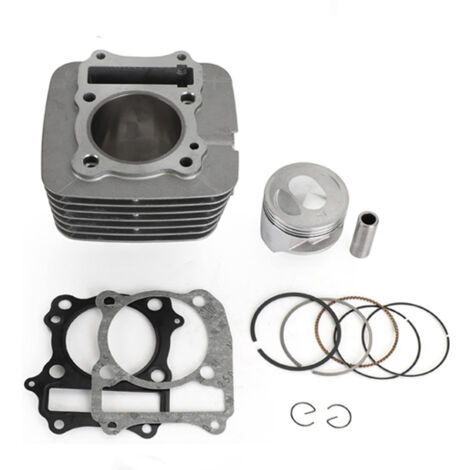 Kit Cylindre et Piston 66mm pour Suzuki DR200 / Djebel 200 - Compatible DR200S - Ensemble de Réparation Moteur Trail 200cc