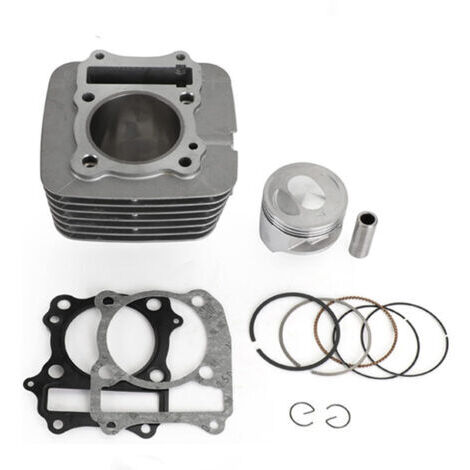 Kit Cylindre et Piston 66mm pour Suzuki DR200 / Djebel 200 - Compatible DR200S - Ensemble de Réparation Moteur Trail 200cc