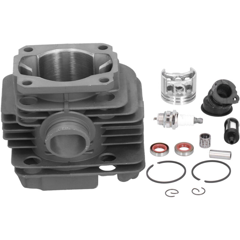Eosnow - Decdeal Kit cylindre-Piston 40MM avec bougie d'allumage, jeu de joints d'huile pour trononneuse Stihl 020 020T MS200 MS200T