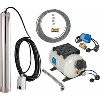 kit d alimentation en eau TM15 avec pompe, 3300 l/h, 1400 W, reservoir a pression memb. 20L