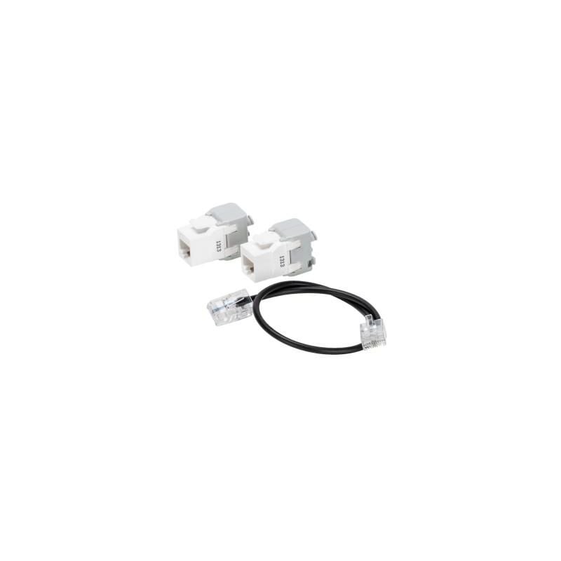 Gewiss - kit d'extension 2 PR.RJ45 CAT.5E+1 cord. GW40596
