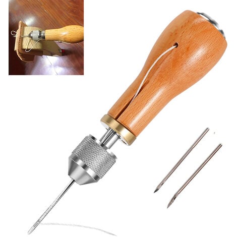 Kit d outils de reparation de piqueur a main professionnel pour piqueur rapide pour le cuir et les tissus lourds