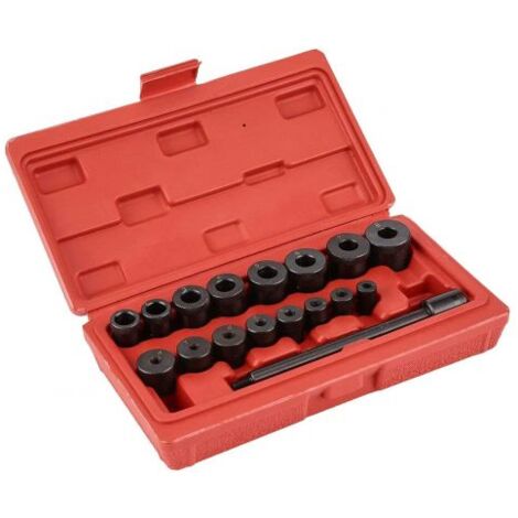 Kit da 17 utensili per allineamento e centraggio frizione auto universali centra