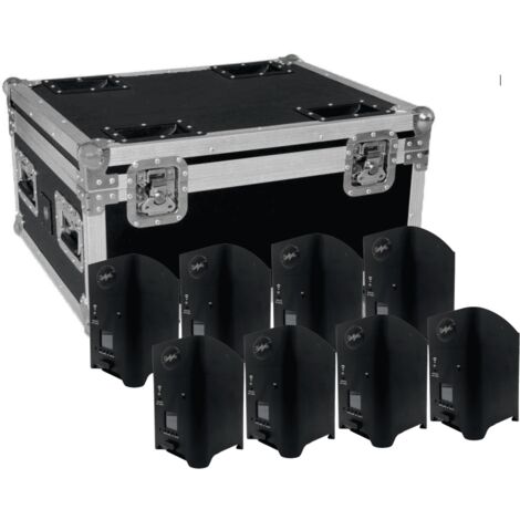 Coppia di Teste Mobili LED BEAM 230 7R Top Professional DMX512 con  FlightCase Incluso