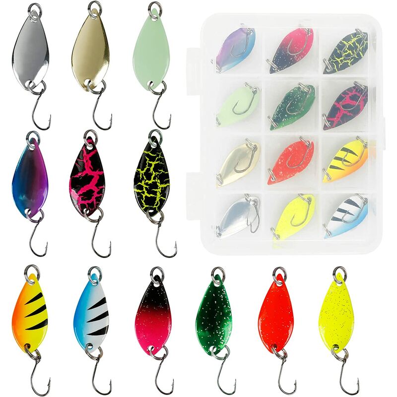 Kit da pesca Esche da pesca alla trota - 12 pezzi