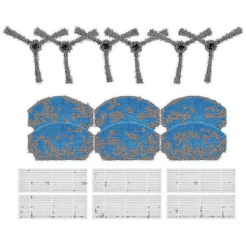 Kit d'accessoires 18 pièces pour pièces d'aspirateur robot Br150 Br151/ Br150 Br151 / Br150 Br151