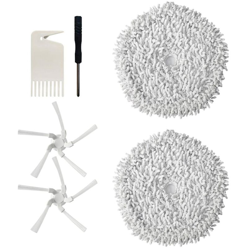 Kit d'accessoires, chiffon de vadrouille, brosse latérale, pièces de rechange