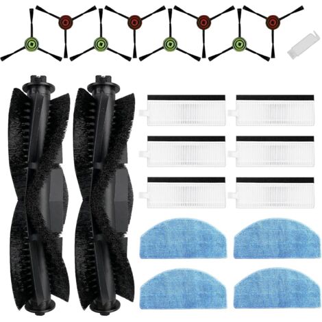 Kit d'accessoires compatible avec Tikom G8000, G8000 Pro, Honiture G20, G20 Pro, pour aspirateur robot Laresar Evol 3