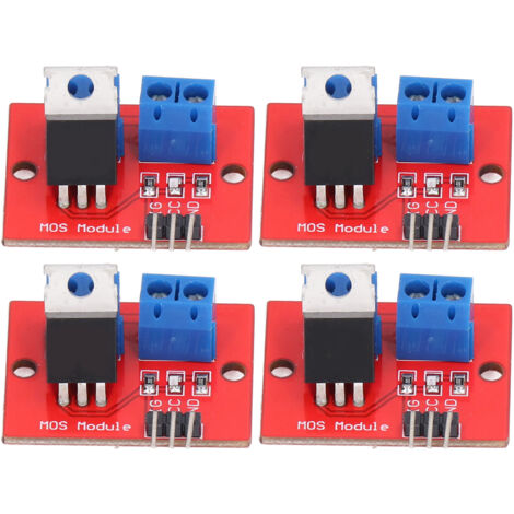 Kit d'accessoires de carte de lecteur MOS de module de pilote de 4 pièces pour Raspberry Pi 0-24V