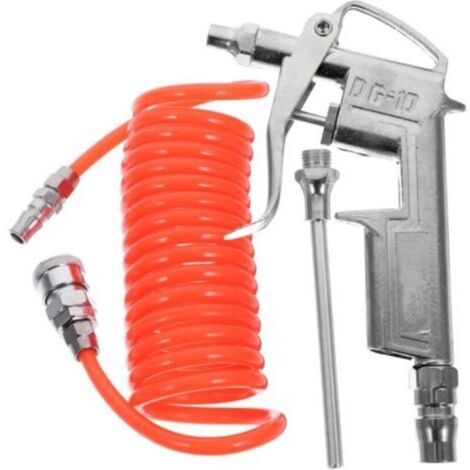Kit d'accessoires de compresseur avec outil de soufflage de tube à ressort pour le nettoyage et le nettoyage de la voiture