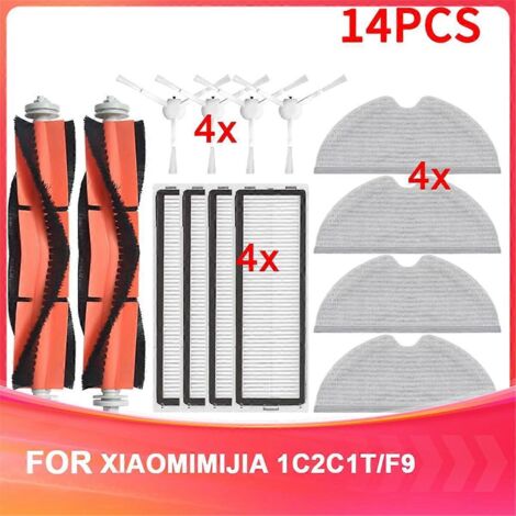 Kit d'accessoires de rechange pour aspirateur robot laveur Mi 1C, 1T (voir illustration)