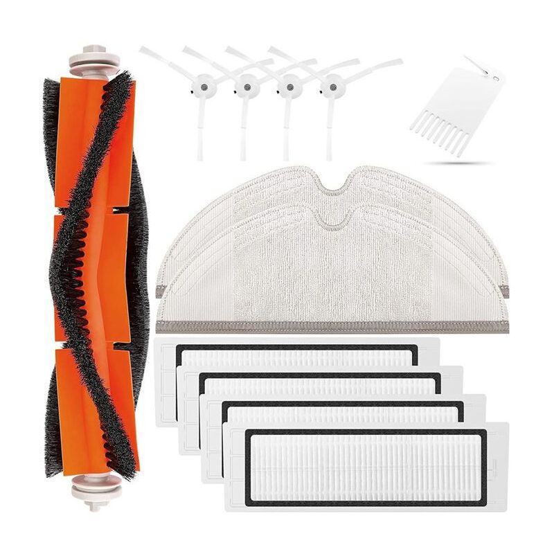 Vuszr - Kit d'accessoires de rechange pour aspirateur robot Xiaomi Roborock S5 max S6 MaxV S6 Pure S50 S51 S55