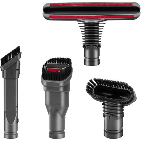 Kit d'accessoires de remplacement pour aspirateurs Dyson V6 DC24 DC33 DC35 DC39 DC44 DC58 DC59 DC62 DC74, accessoires pour aspirateurs sans fil Dyson (kit de 4 brosses)