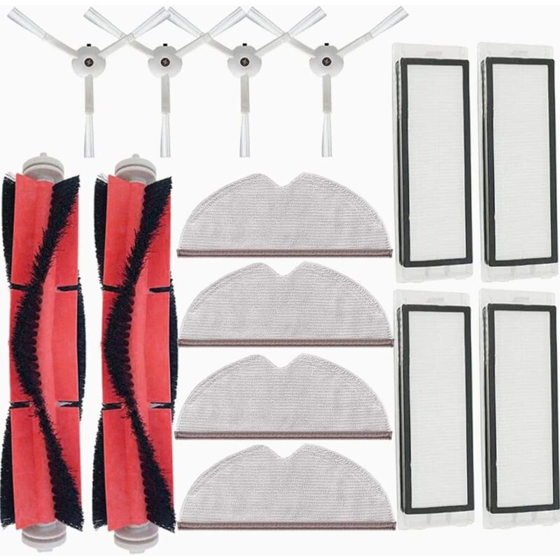 ZVD - Kit d'accessoires de remplacement pour Xiaomi Roborock S6 S5 Max S6 Pure - Améliorez l'efficacité de votre aspirateur