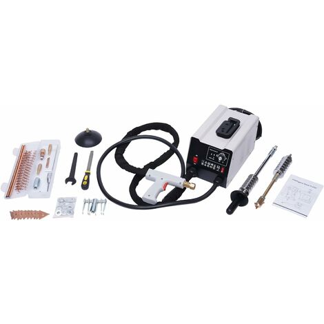 Kit d'accessoires de soudage par points pour le débosselage de carrosserie Machine de débosselage à impulsion multifonctions Kit de réparation d'outils de débosselage