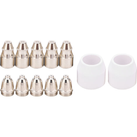 Kit d'accessoires plasma P80 : 12 pièces incluant électrodes, buses céramiques pour machine de découpe