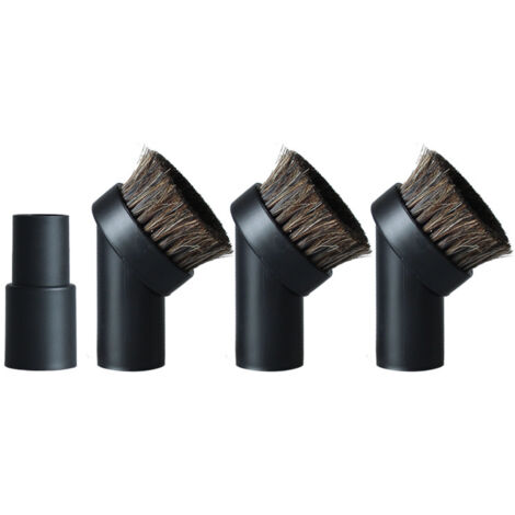 Kit d'accessoires pour aspirateur : brosse plate/brosse ronde/embout (diamètre intérieur 32 mm/35 mm)