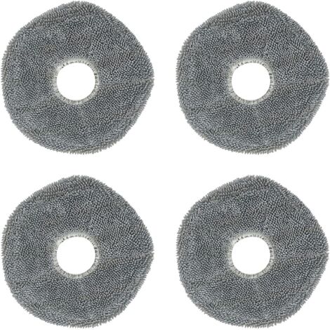 Kit d'accessoires pour aspirateur compatible avec l'aspirateur robot et laveur de sols EUFY X9 Pro/X9 Series (4 chiffons de nettoyage)-AquaForge