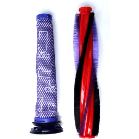 Kit d'accessoires pour aspirateur Dyson, filtre de rechange pour brosse rotative de 185 mm, compatible avec les aspirateurs domestiques Dyson V6, DC59, DC62 et SV03.