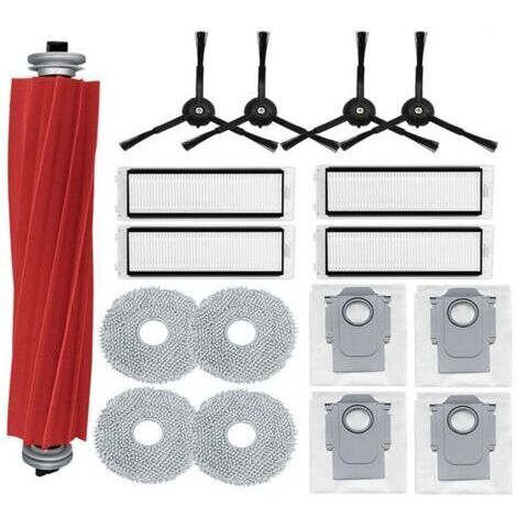 Kit D\'Accessoires pour Aspirateur Roborock Q Revo / P10 Robtic, 17 PièCes de Rechange de Remplacement