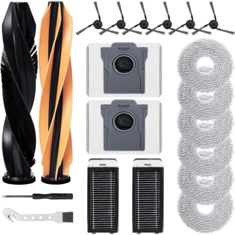 Lot 26 Accessoires Dreame X50 Ultra/L50/L40S/Mova V50–Brosse Principale, Brosses,Filtres,Sacs,Chiffons - Electroménager Lot 26 Accessoires Dreame X50 Ultra/L50/L40S/Mova V50–Brosse Principale, Brosses,Filtres,Sacs,Chiffons - Electroménager
