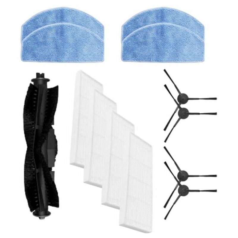 Trimec - Kit d'accessoires pour aspirateur robot G8000/G8000 Pro/Honiture G20/Laresar evol 3, accessoires de rechange avec 1 brosse principale, 4