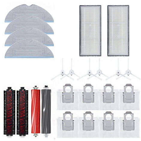 Kit d'accessoires pour aspirateur robot Roborock G20/S8/S8PRO Ultra