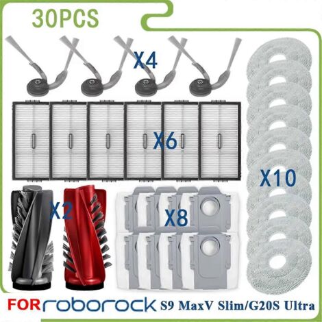 Kit d'accessoires pour aspirateurs S9 MaxV Slim / G20S Ultra