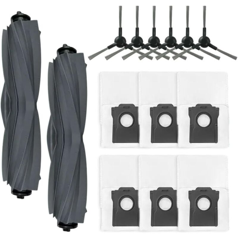 Kit d'accessoires pour balai à franges avec brosse latérale, kit d'accessoires pour balayeuse, aspirateur robot ForMova G30/G20, nettoie les débris