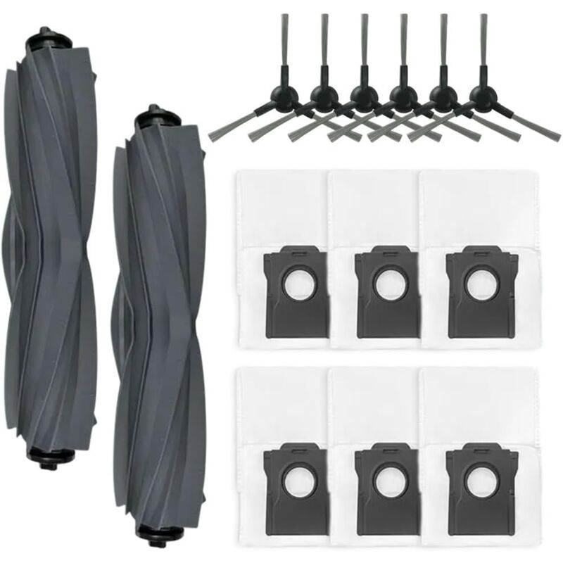 Kit d'accessoires pour balai à franges avec brosse latérale, kit d'accessoires pour balayeuse, aspirateur robot ForMova G30/G20, nettoie les débris