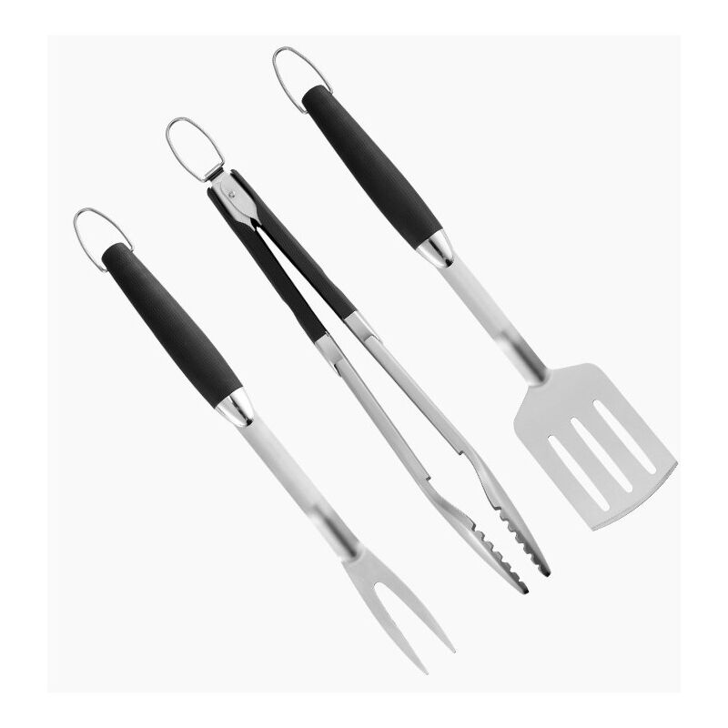 Bluedeer - Kit d'accessoires pour barbecue 2 pièces, Pinces pour barbecue, spatule et Fourchette, Set d'ustensiles de barbecue, Outils pour barbecue