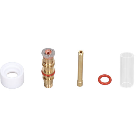 Kit d'accessoires pour chalumeau TIG avec verre en céramique pour soudeurs WP‑17/18/26, 2.4mm