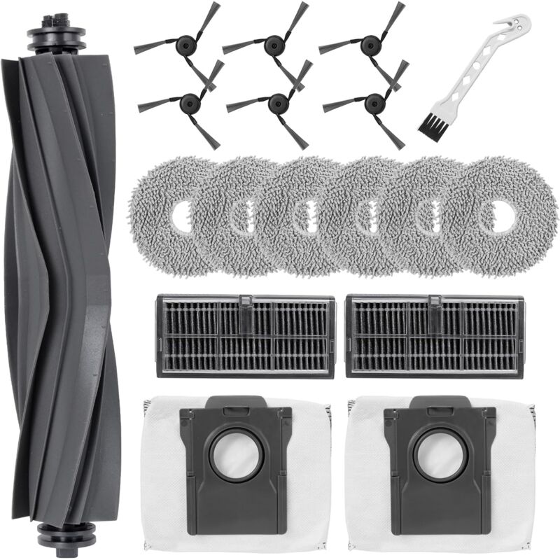 Kit d'accessoires pour Dreame X40 Ultra Complete / L40 Ultra / X40 Master, pour Mova P50 Pro Ultra Robot Aspirateur (18 Accessoires)