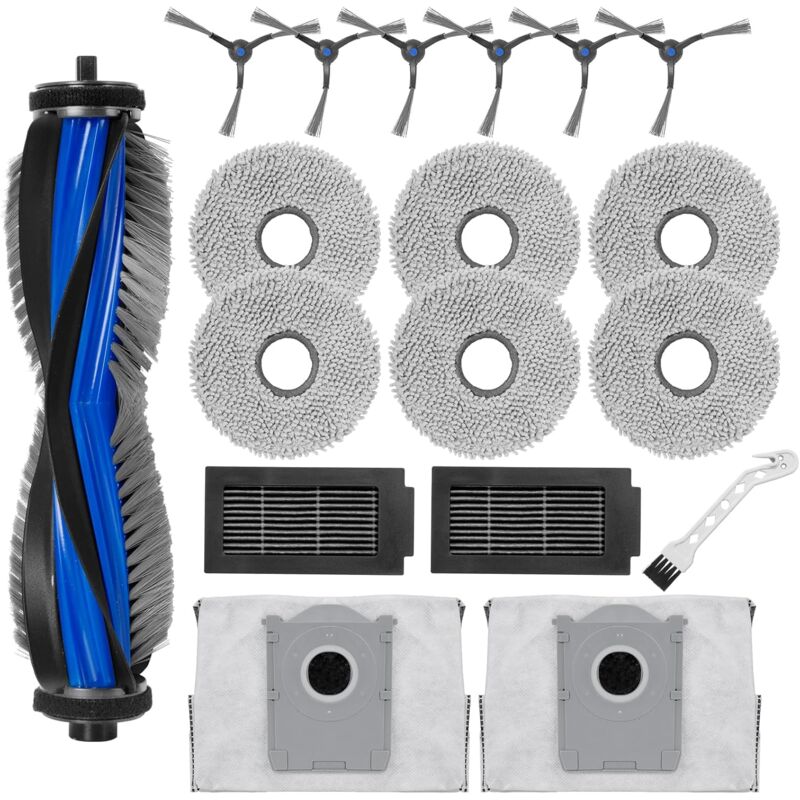 Kit d'accessoires pour Ecovacs Deebot T50 Pro Omni / T50 Max Pro Omni / T50 Omni Robot Aspirateur (18 accessoires)